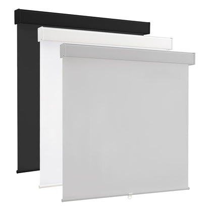 Easy Pull-Down Cordless Roller Shades Black Room Darkening Shades for Home 100% blackout curtains